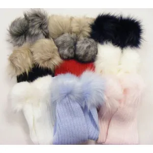 Kinder Luxury Pom Pom Scarfs - Various Colours