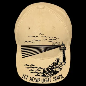 Lighthouse Baseball Cap Hat Burning Design