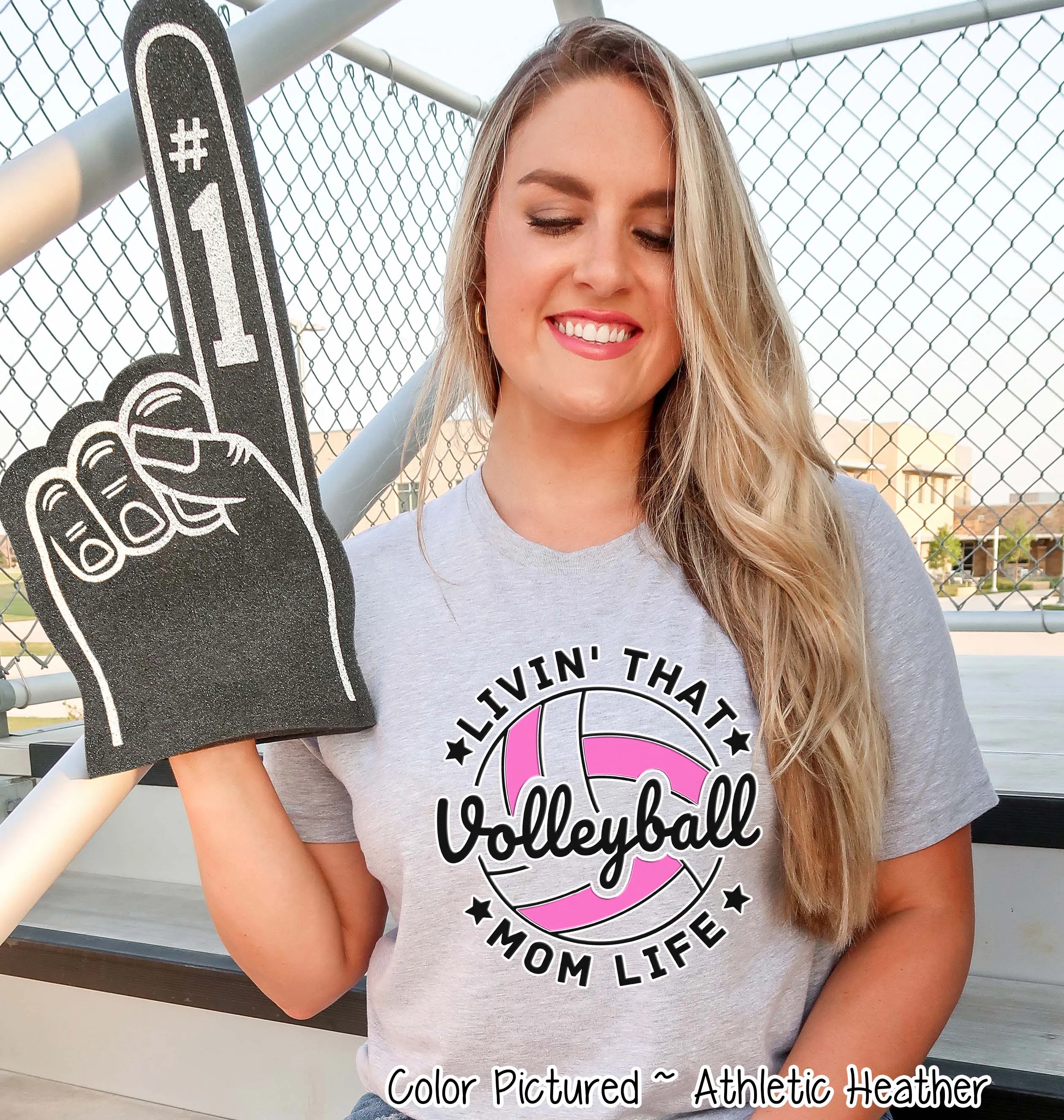 Livin that Volleyball Mom Life Tee