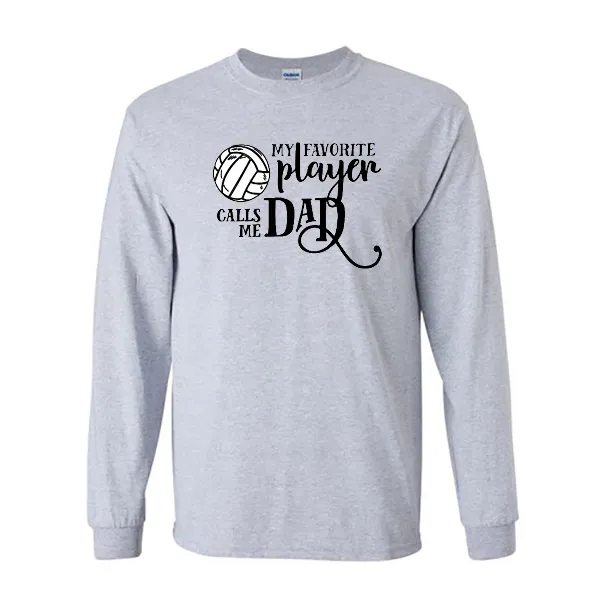 Long Sleeve Shirts Volleyball Dad