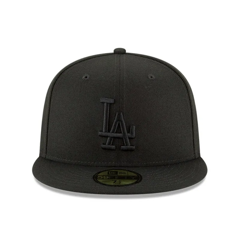 Los Angeles Dodgers Blackout Basic 59FIFTY Fitted
