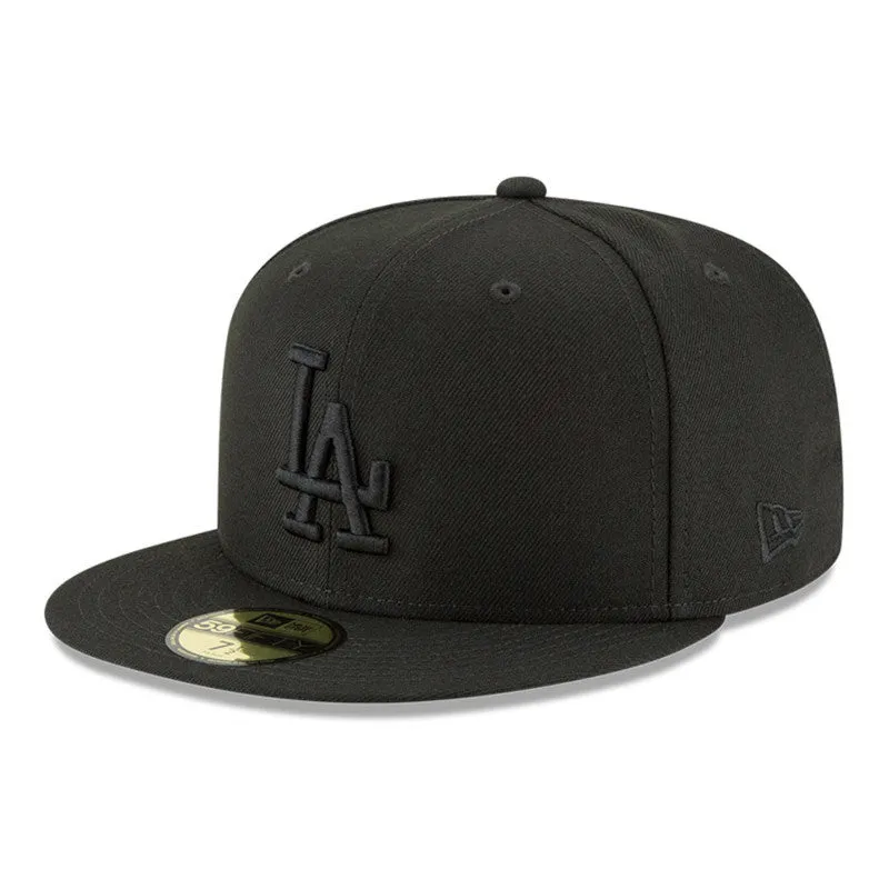 Los Angeles Dodgers Blackout Basic 59FIFTY Fitted
