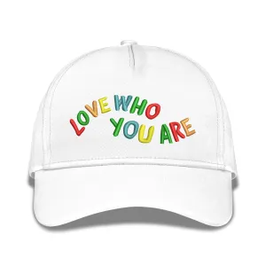 Love Who You Are LGBT Embroidered Baseball Caps