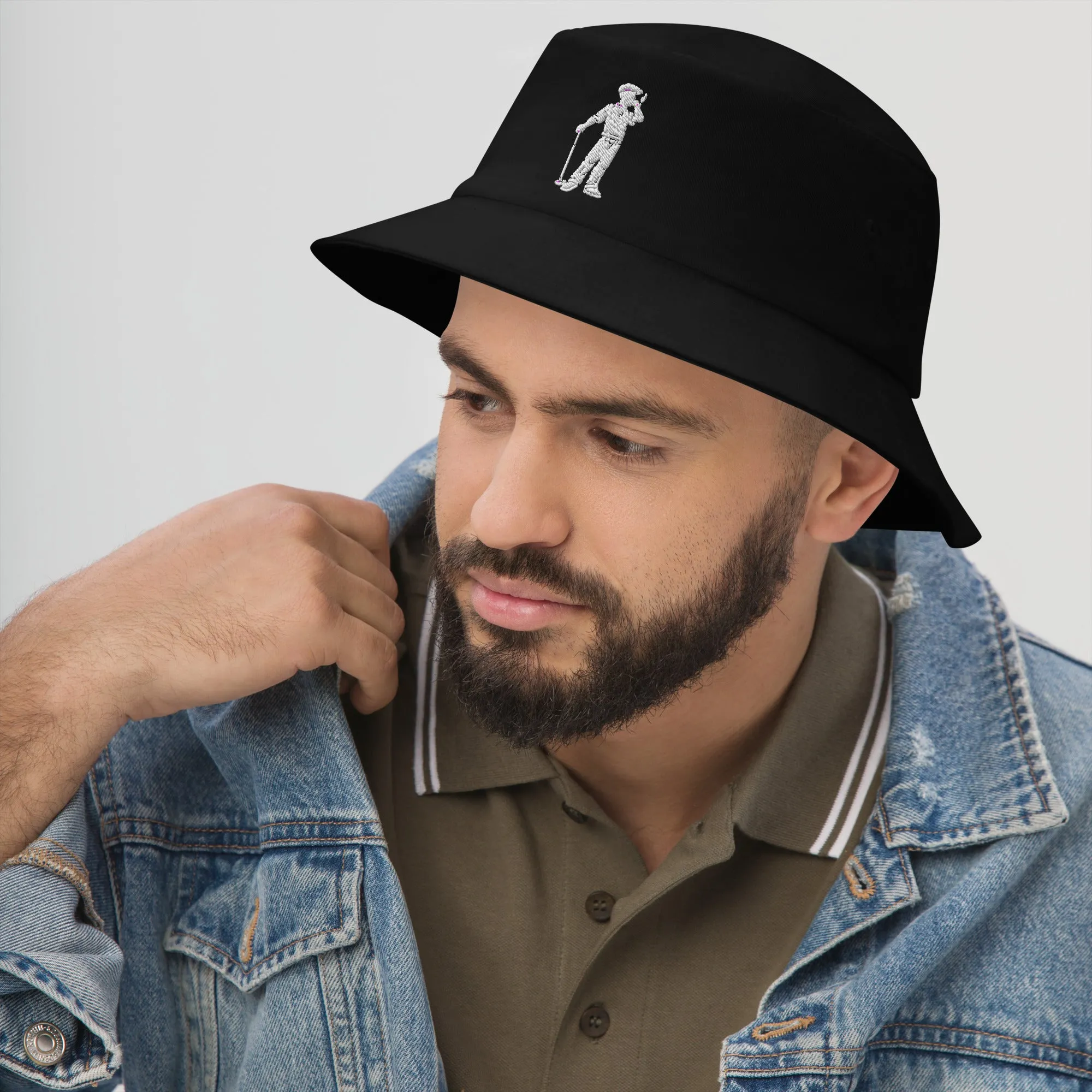Male Golfer Bucket Hat