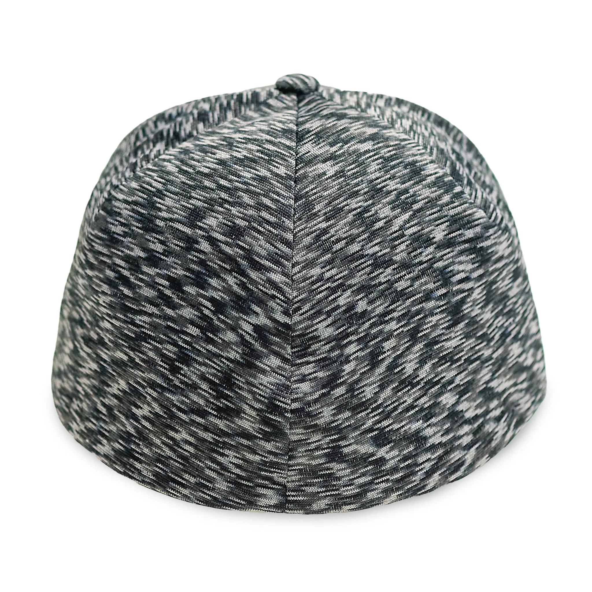 Melange Black Rectangular Patch Flexy Hat