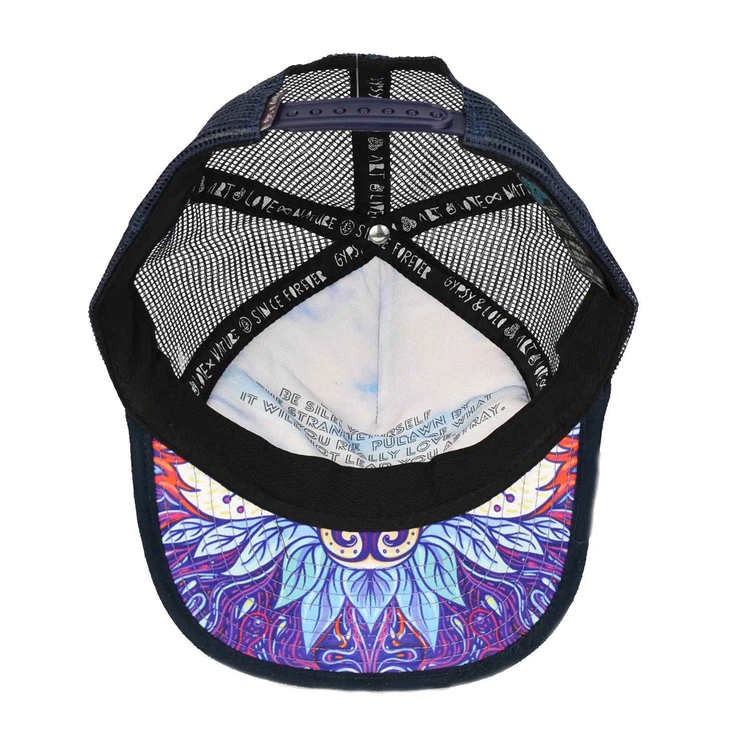 Mystical Fox Trucker Hat – Eco-Friendly, Adjustable Snapback