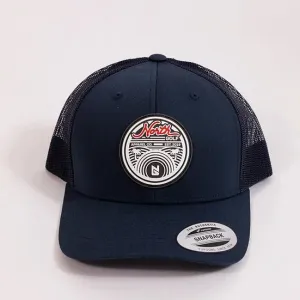 Navy Palm Hat