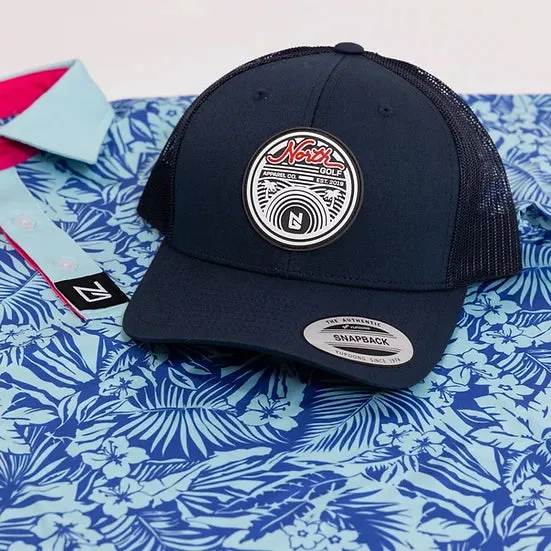 Navy Palm Hat