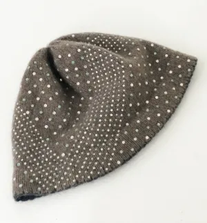 NEW Elyse Allen Crystal Cashmere Hat