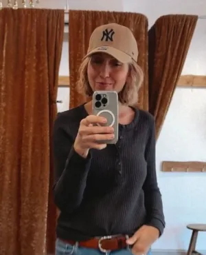 NY Baseball Hat Tan