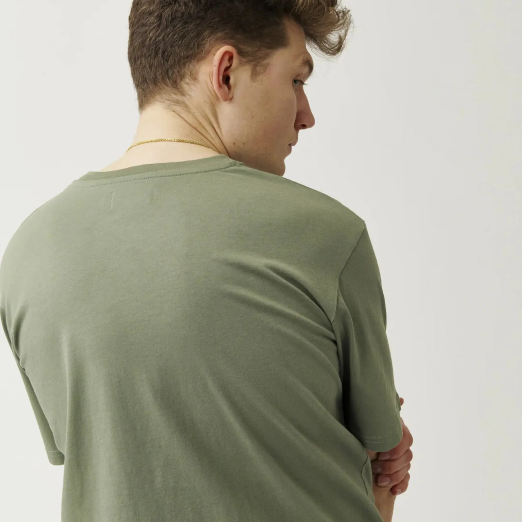 Off-Race Logo T-Shirt - Smoke Green