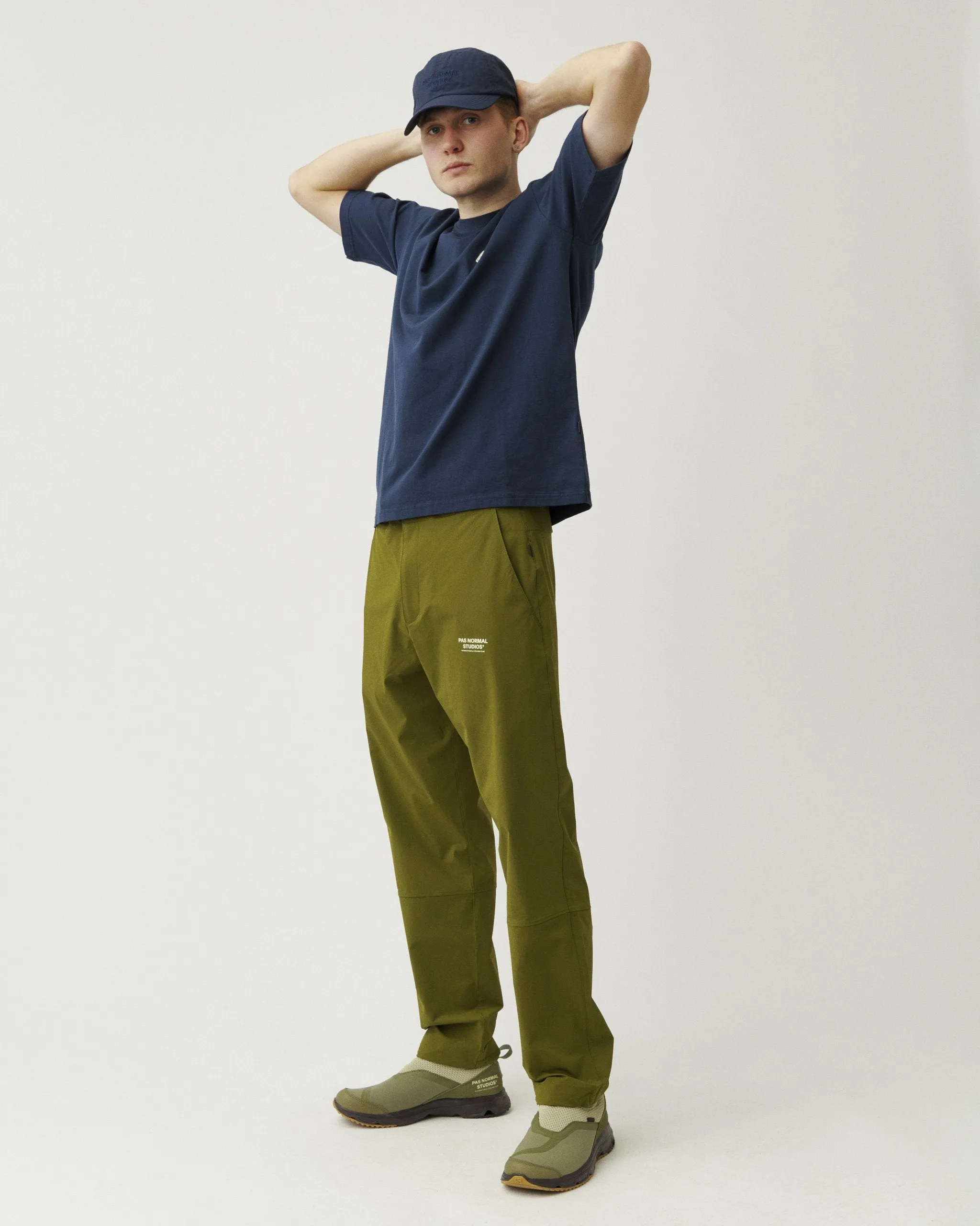 Off-Race Patch T-Shirt - Navy