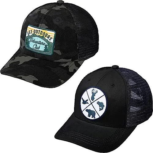 Outdoors Mesh Trucker Hat by Funky Junque