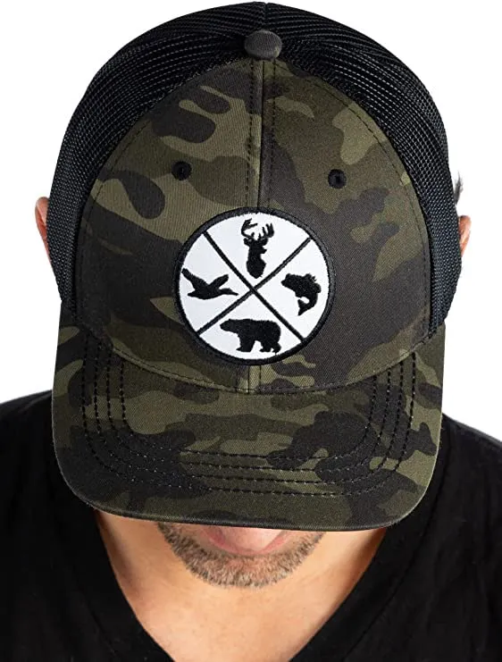 Outdoors Mesh Trucker Hat by Funky Junque