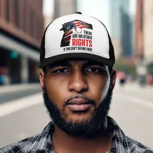 Patriotic Design Printed Trucker Hat