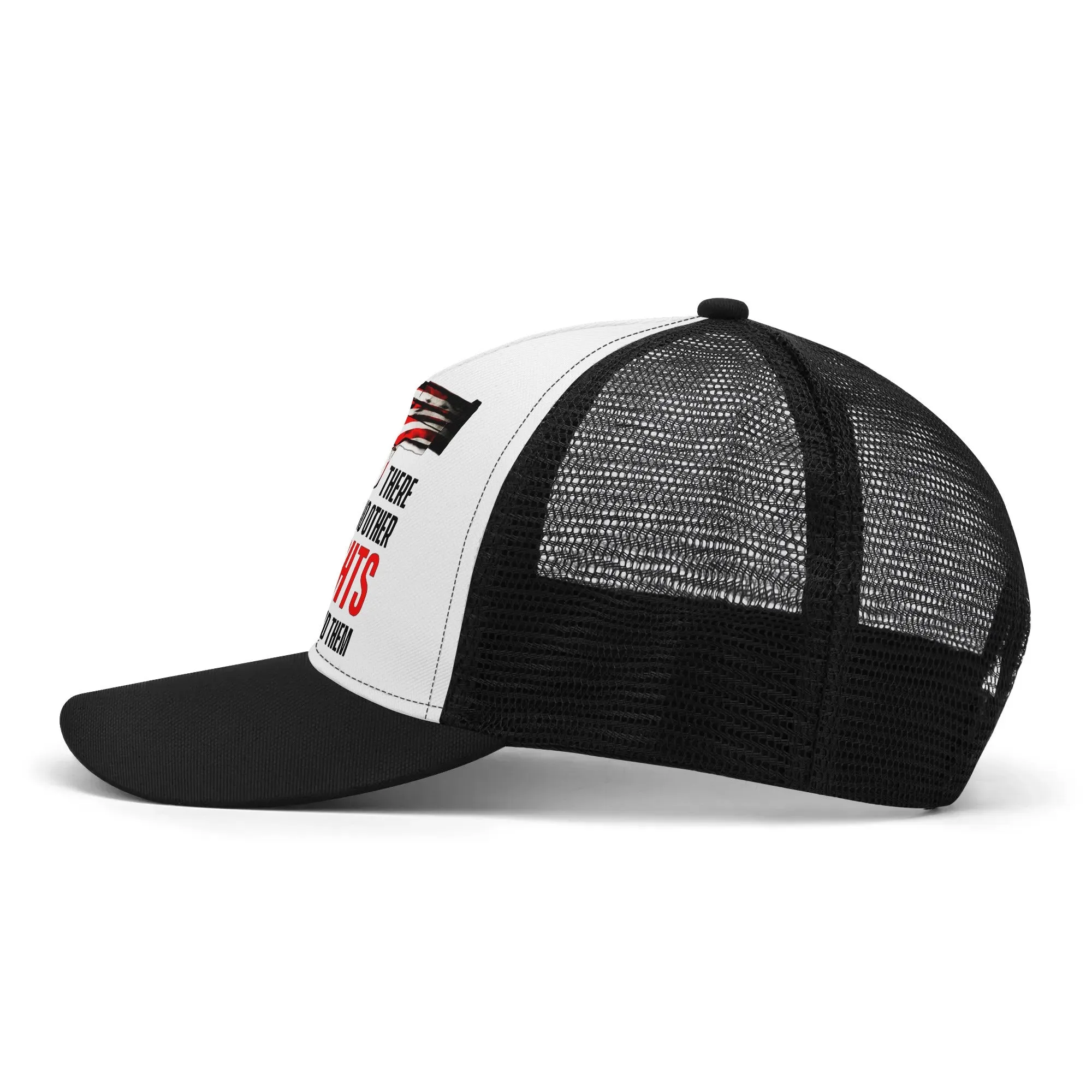 Patriotic Design Printed Trucker Hat