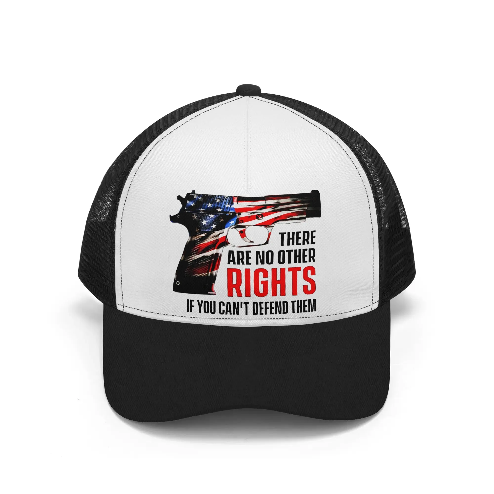 Patriotic Design Printed Trucker Hat