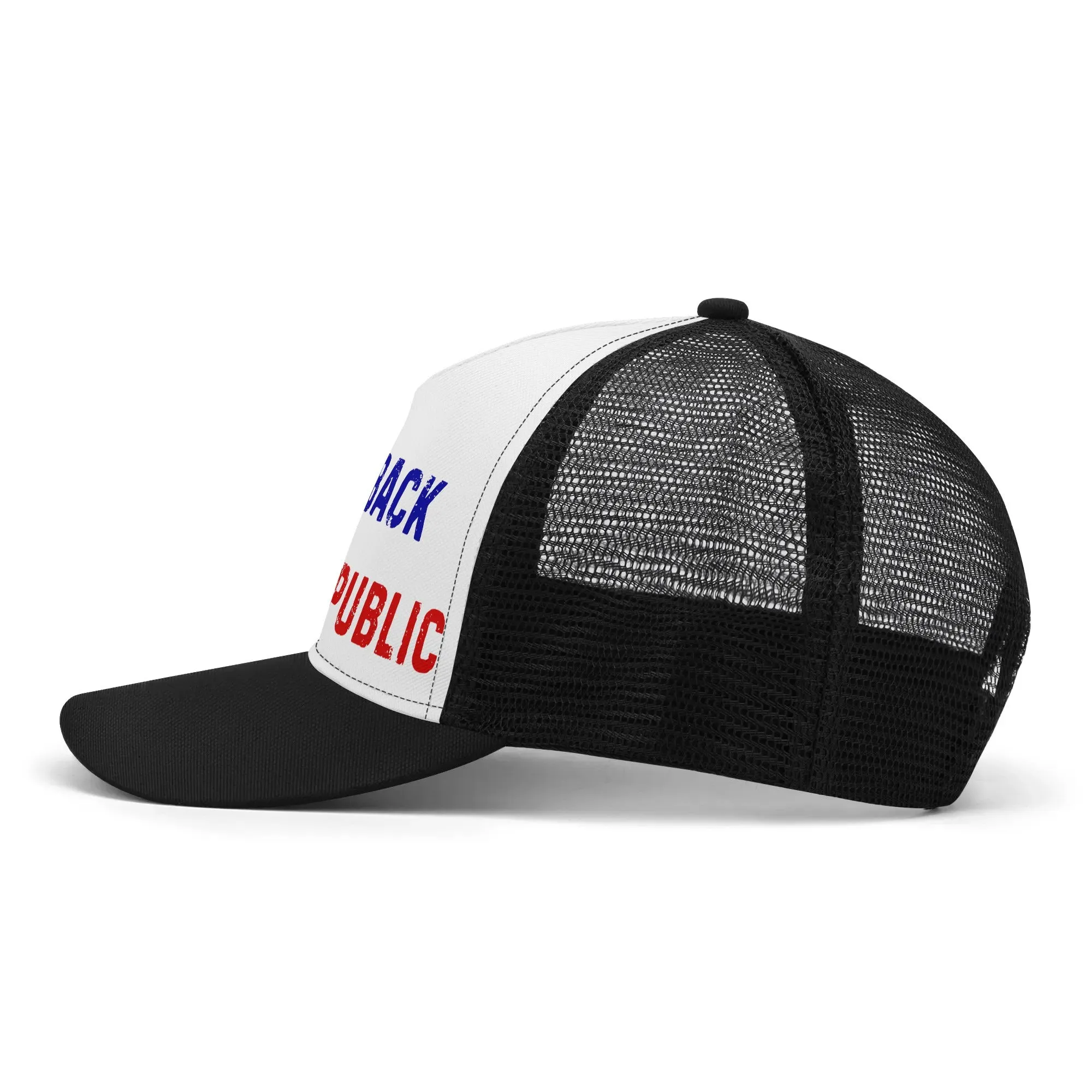Patriotic Design Printed Trucker Hat
