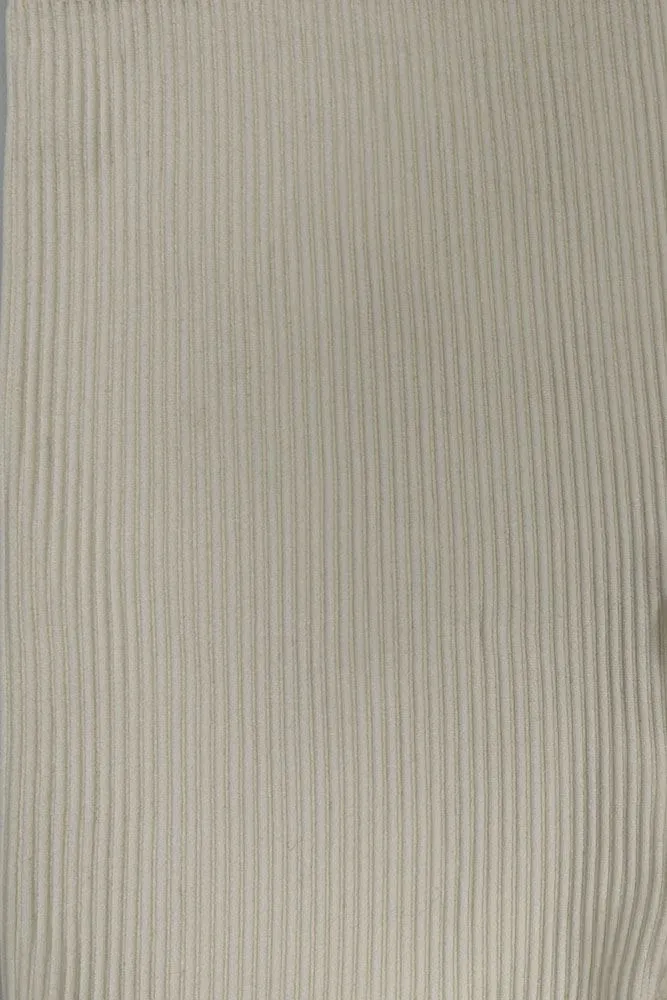 Plain Seamless Ribbed Cycling Shorts