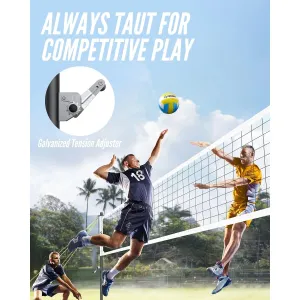 Portable Professional Volleyball Net Set
