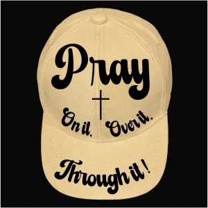 Pray On It Traceable Baseball Cap Burning Design