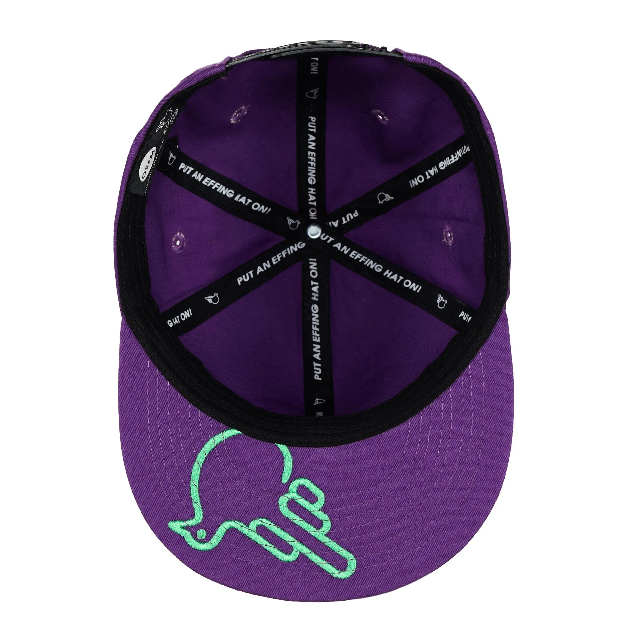 Purple Rain Flat Bill Trucker