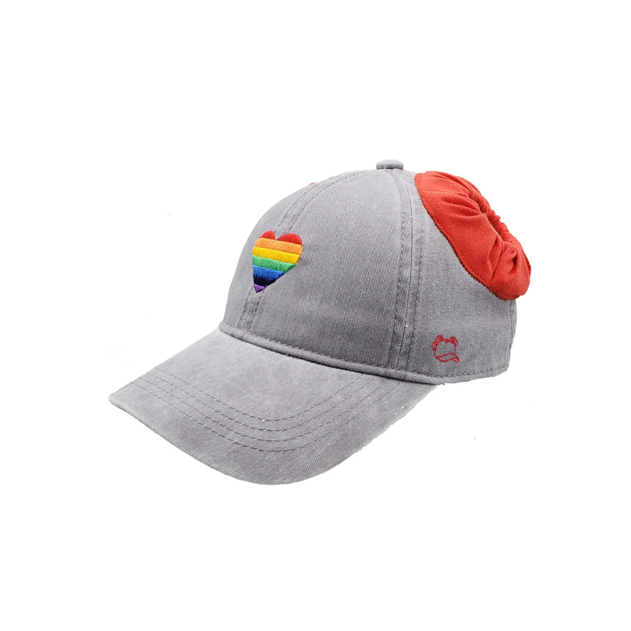 Rainbow Heart Caps