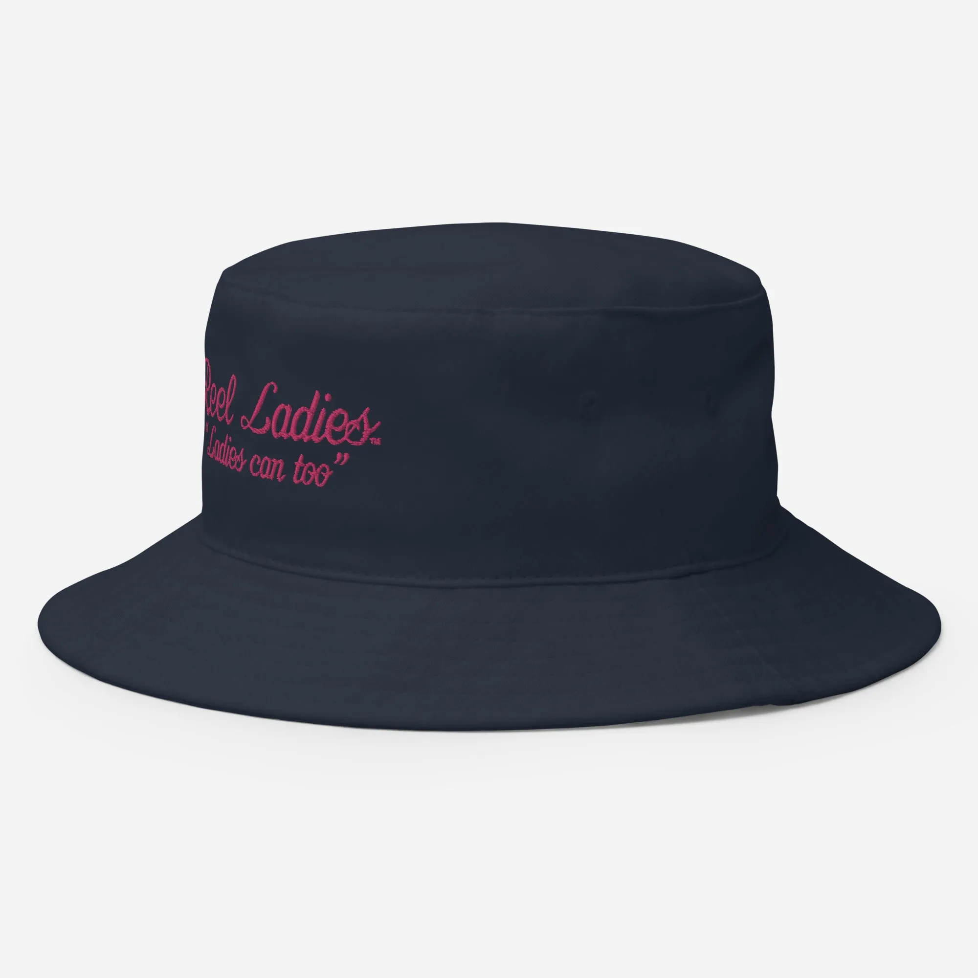 Reel Ladies Text Bucket Hat