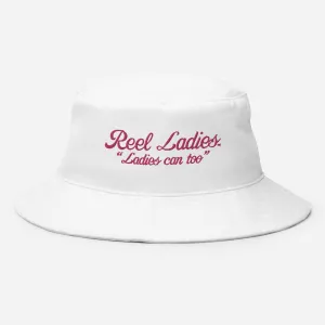 Reel Ladies Text Bucket Hat