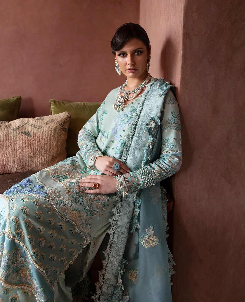 Republic Womenswear | Amaani - Eid Luxury Lawn 2023 | D3-B - NORA