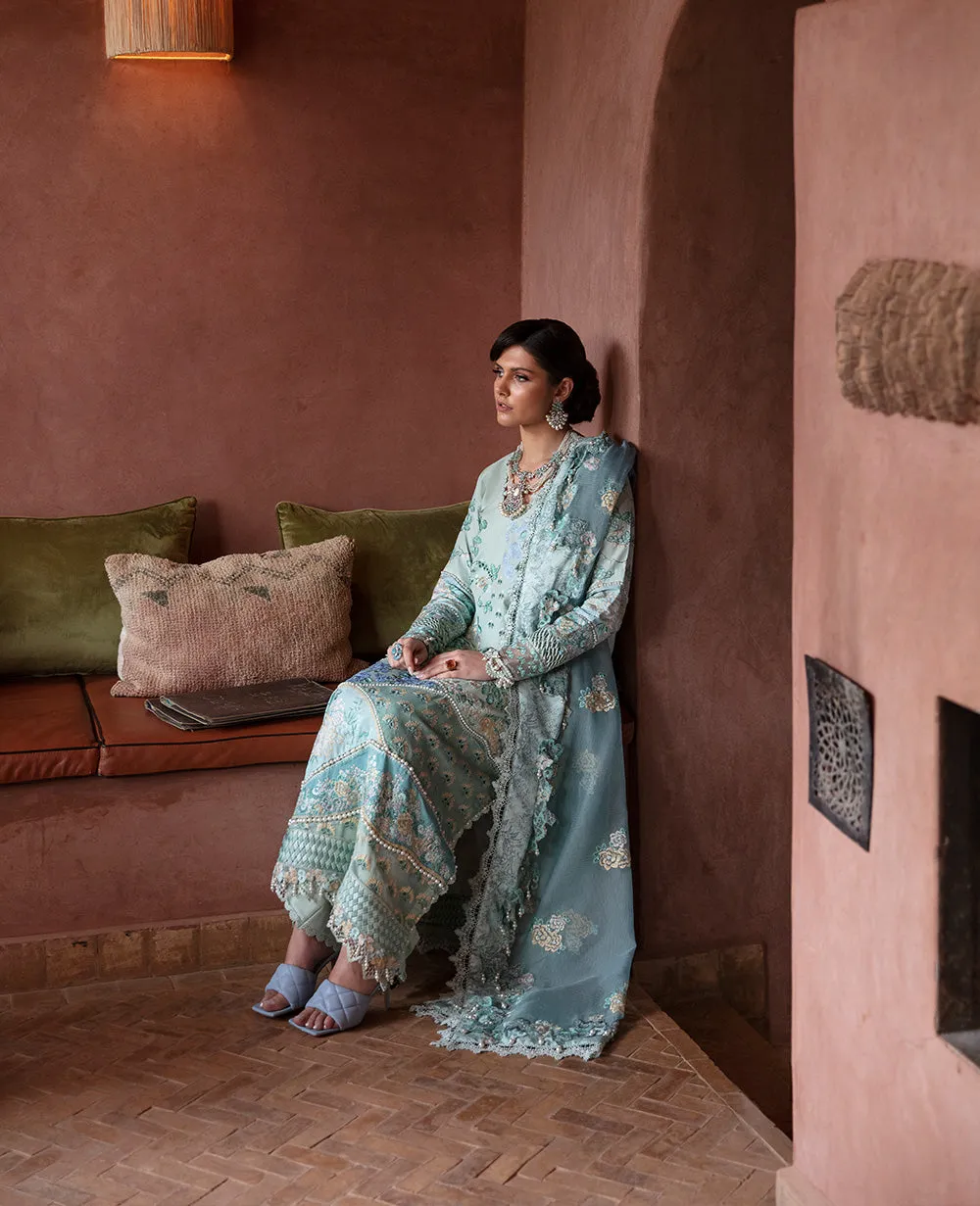 Republic Womenswear | Amaani - Eid Luxury Lawn 2023 | D3-B - NORA