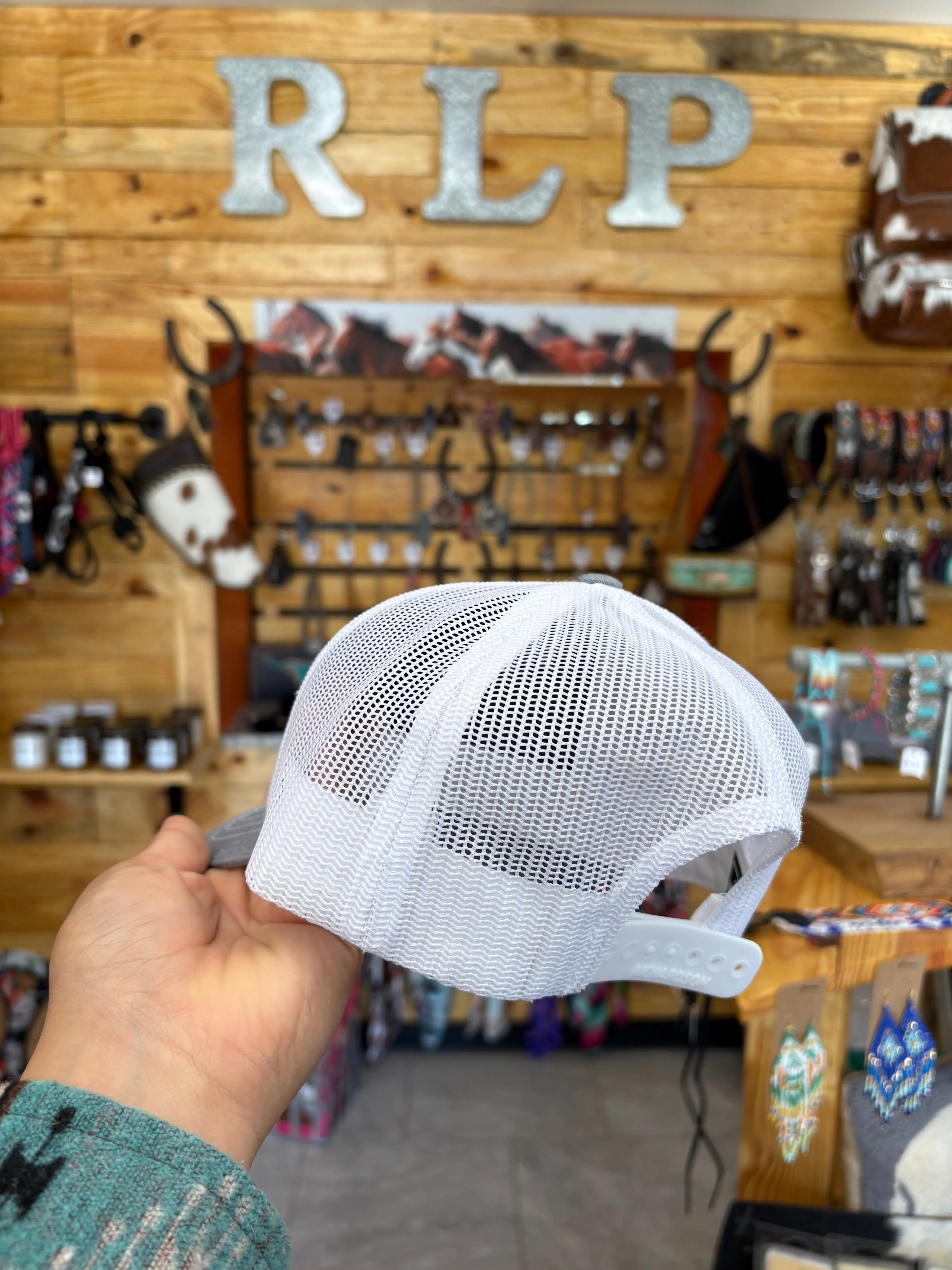 RLP Brand Hat - YOUTH (grey/purple)