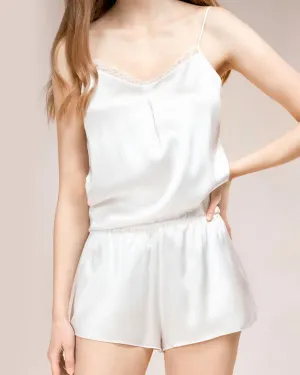 Silk Cami PEARL WHITE