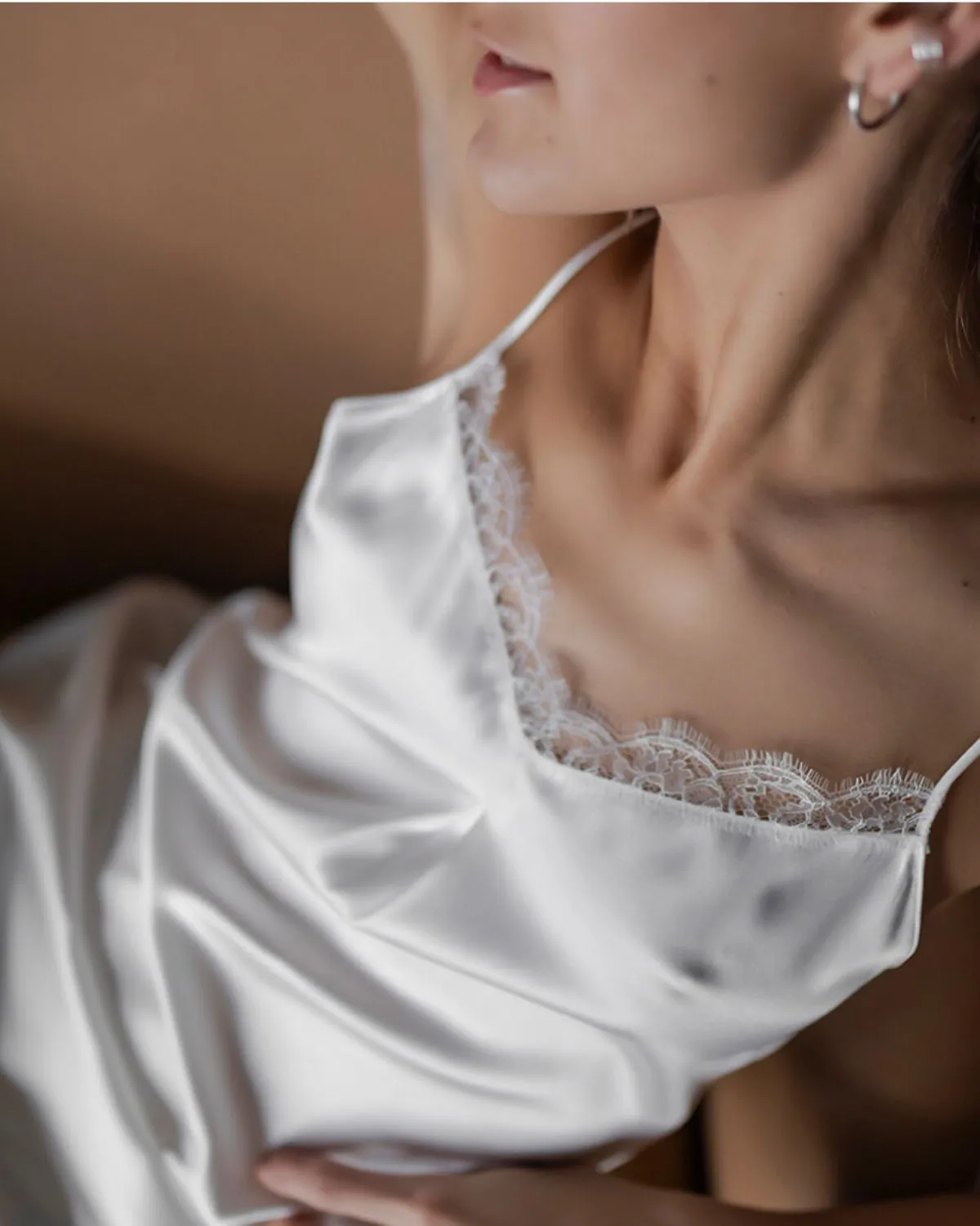 Silk Cami PEARL WHITE