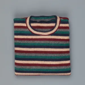 The Elder Statesman 100% Cashmere sunset stripe sweater x Frans Boone - Knokke Le Zoute Edition