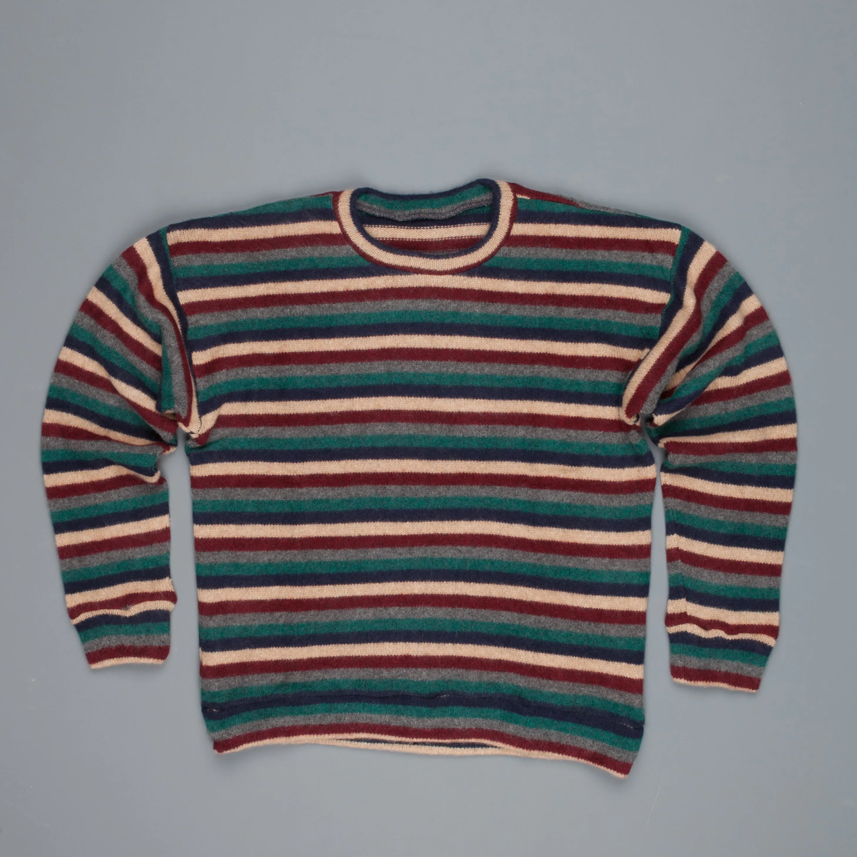 The Elder Statesman 100% Cashmere sunset stripe sweater x Frans Boone - Knokke Le Zoute Edition