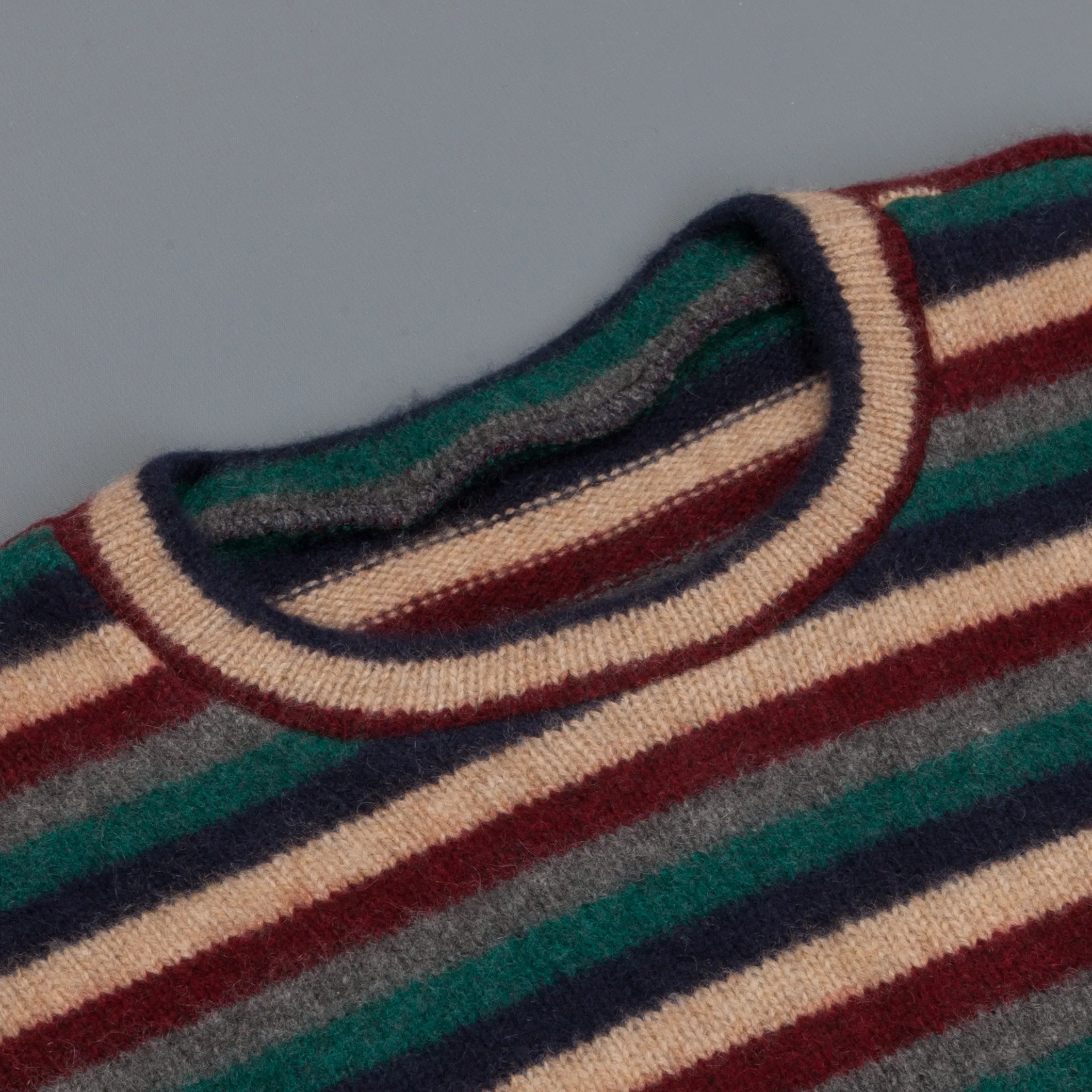 The Elder Statesman 100% Cashmere sunset stripe sweater x Frans Boone - Knokke Le Zoute Edition
