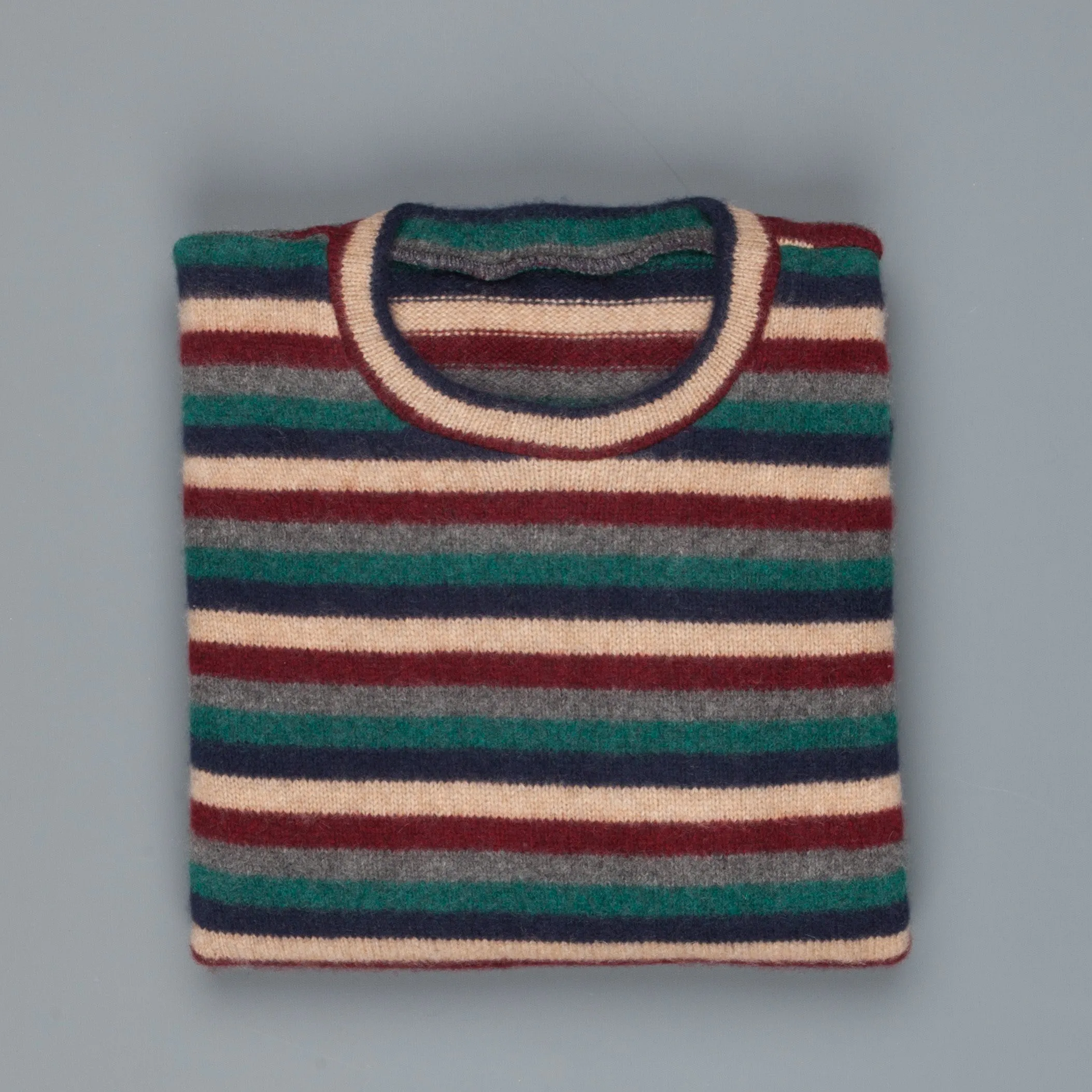 The Elder Statesman 100% Cashmere sunset stripe sweater x Frans Boone - Knokke Le Zoute Edition