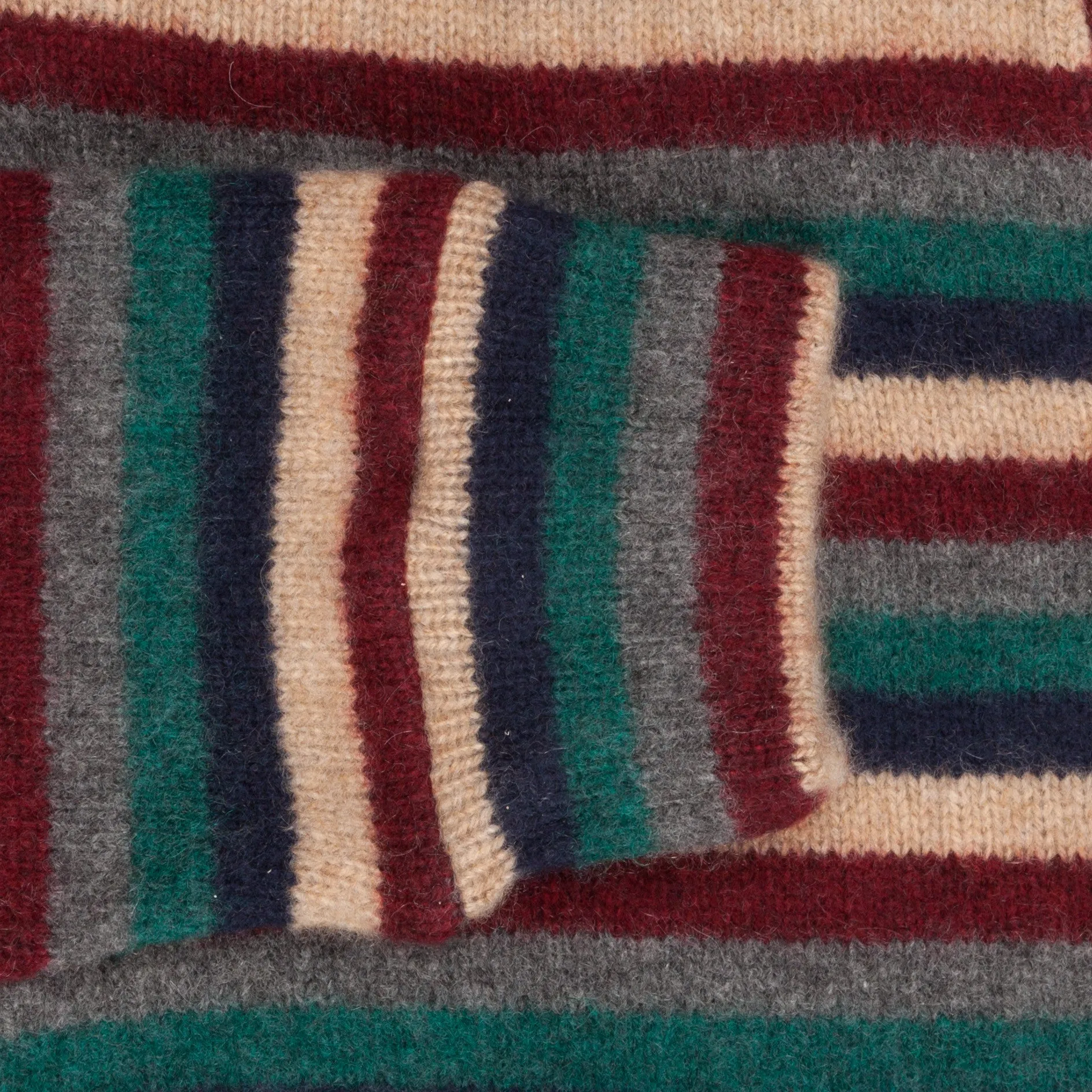 The Elder Statesman 100% Cashmere sunset stripe sweater x Frans Boone - Knokke Le Zoute Edition