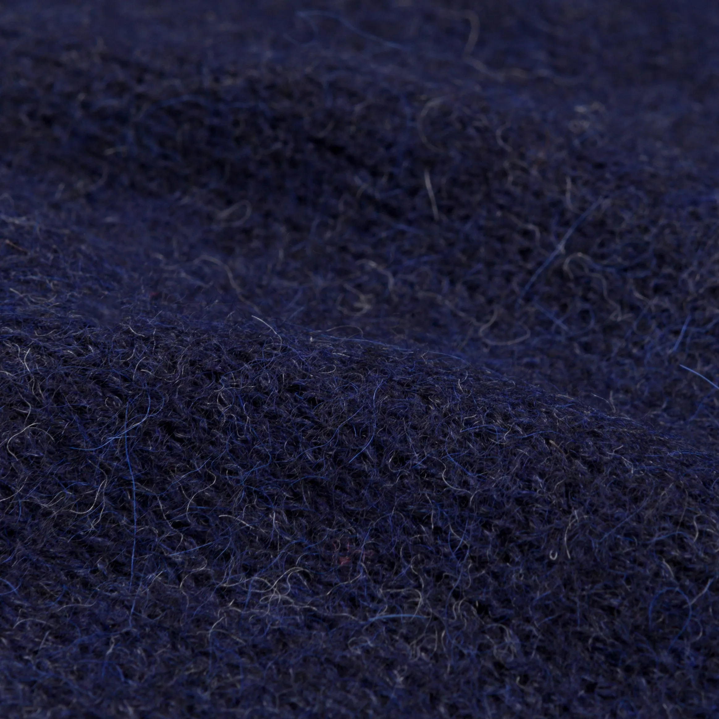 The Elder Statesman Alpaca Lightweight Call her crew Navy