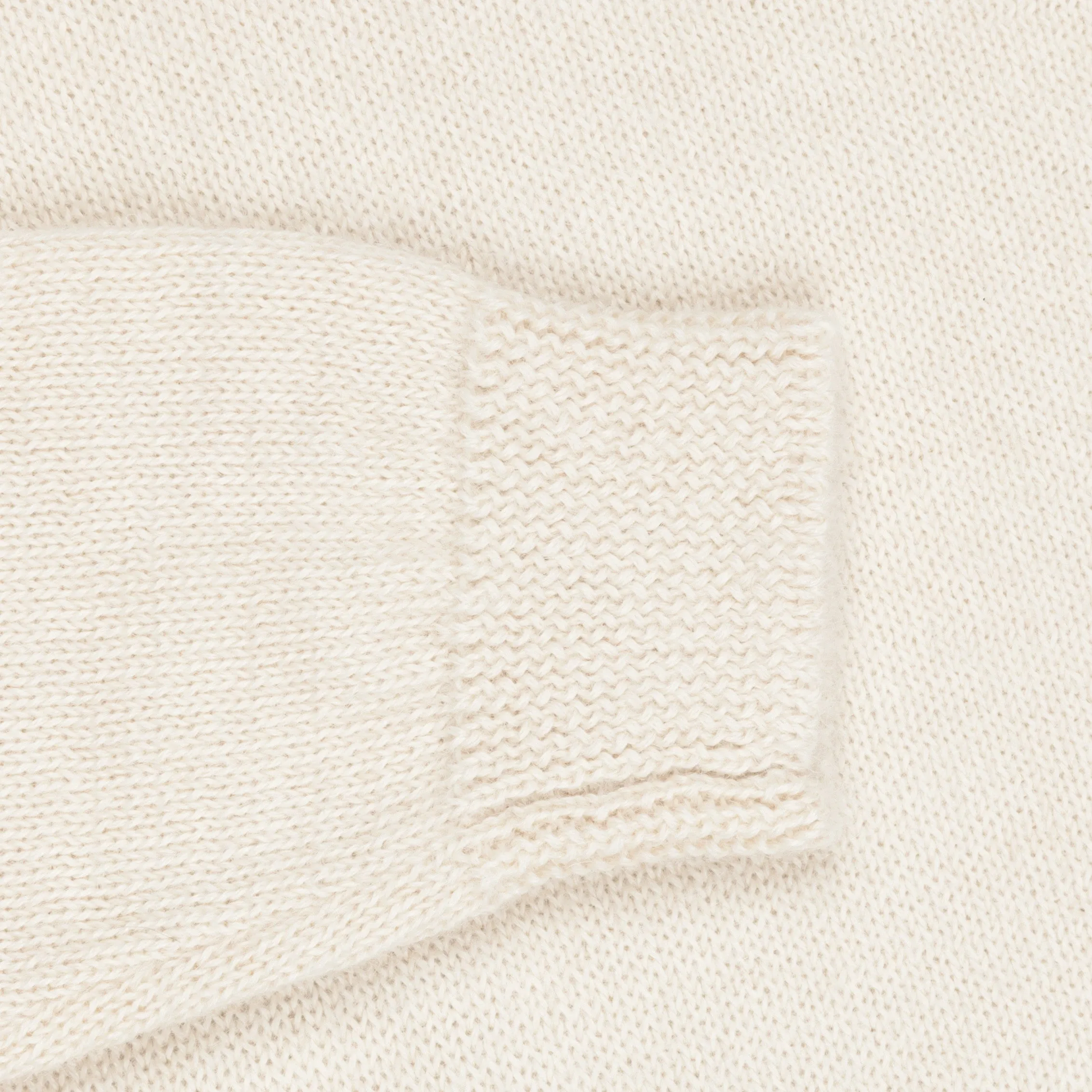 The Elder Statesman Alpaca Lightweight Call her crew White