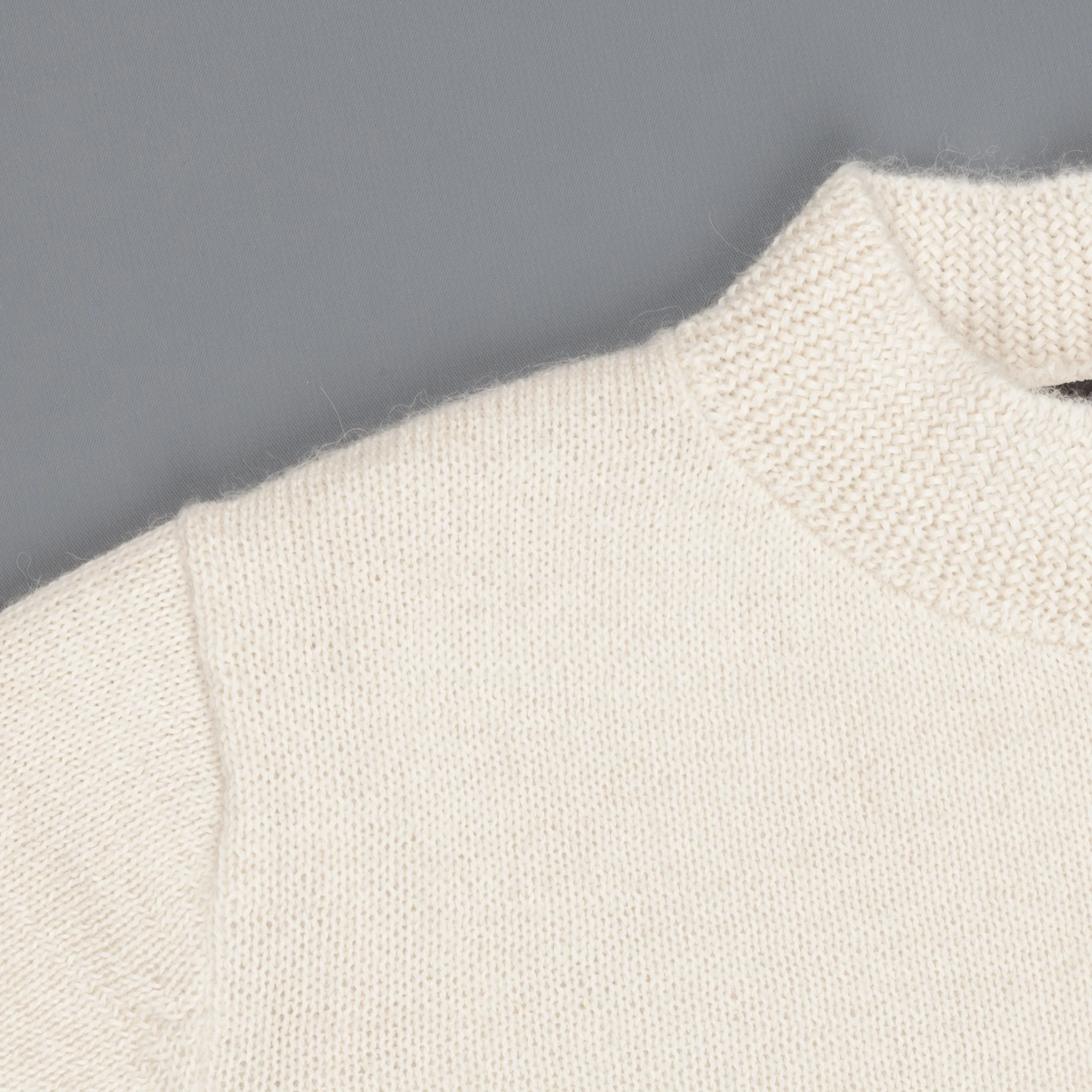 The Elder Statesman Alpaca Lightweight Call her crew White