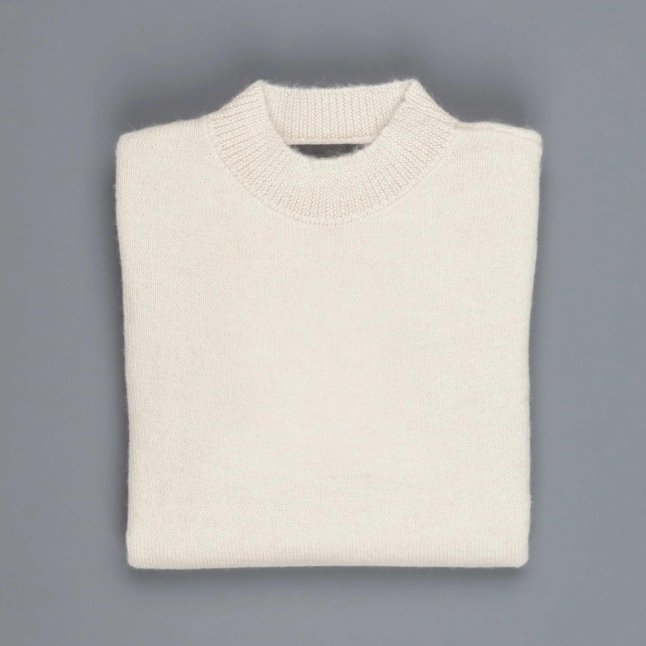 The Elder Statesman Alpaca Lightweight Call her crew White