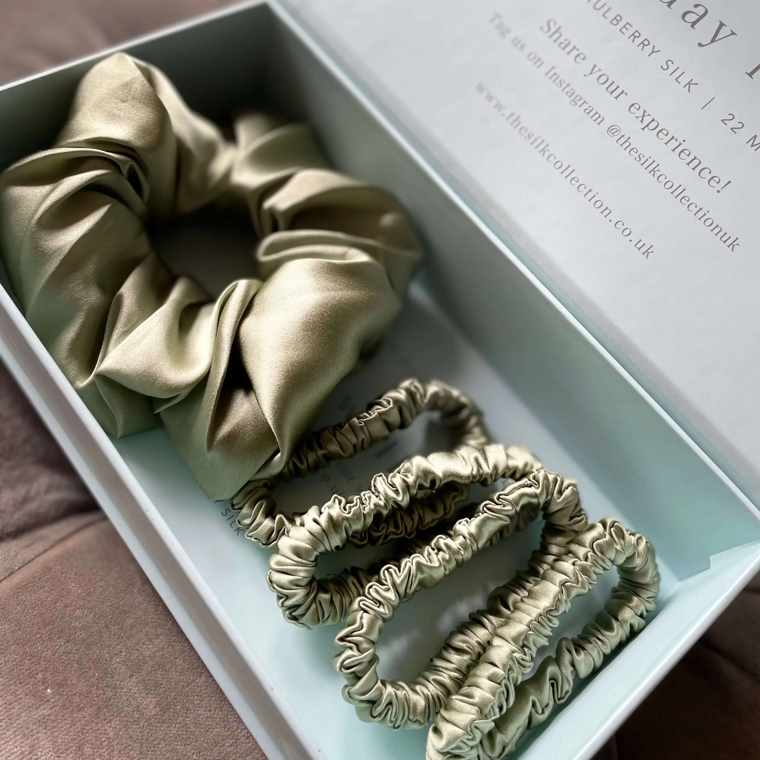 The Mixed Silk Scrunchie Gift Set