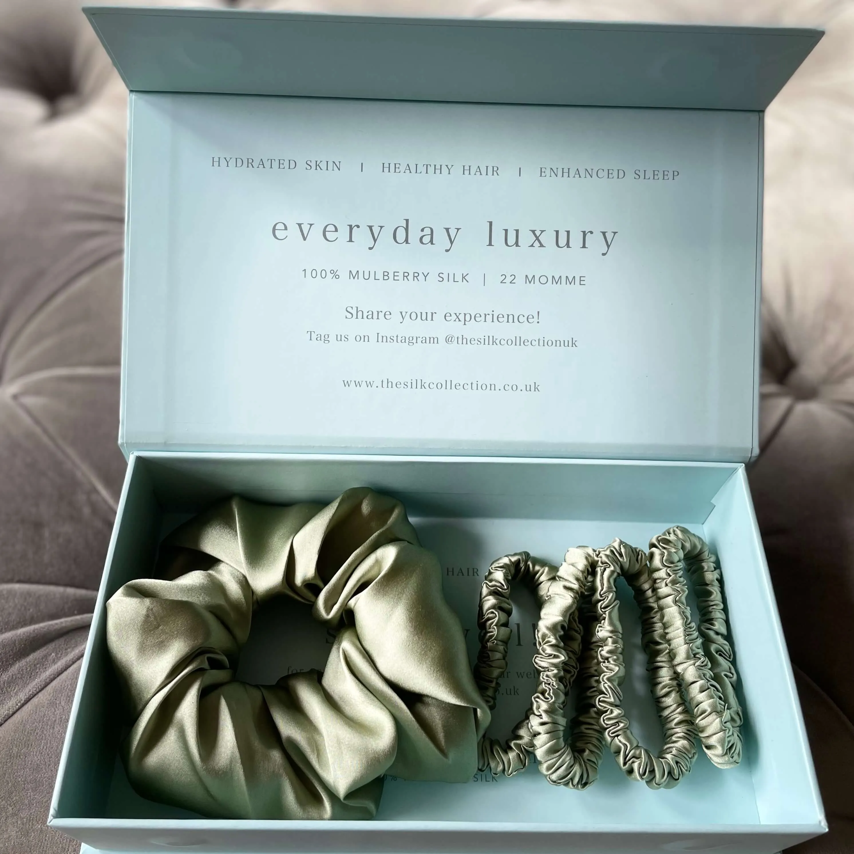The Mixed Silk Scrunchie Gift Set