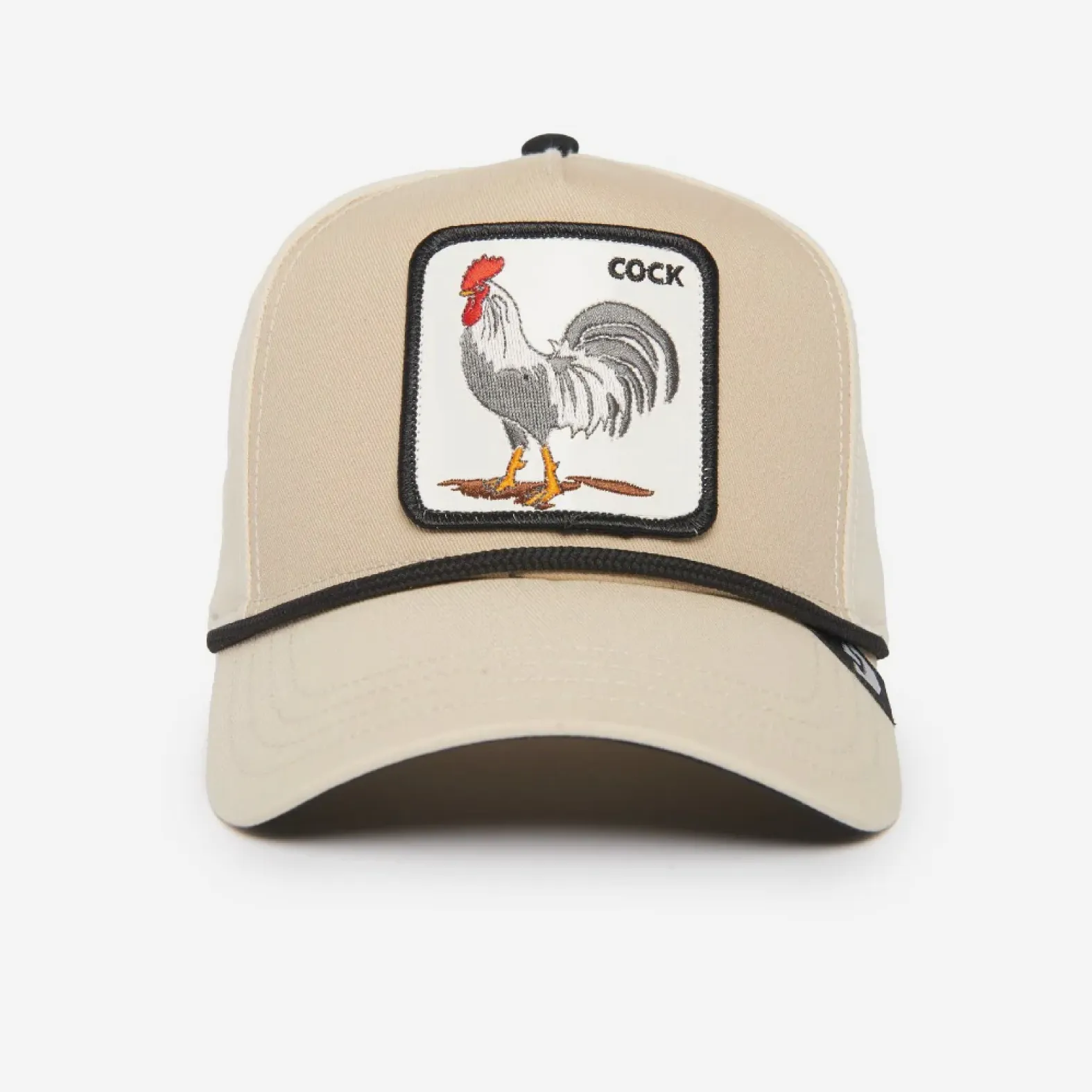 The Rooster 100 Canvas Peak - Cream