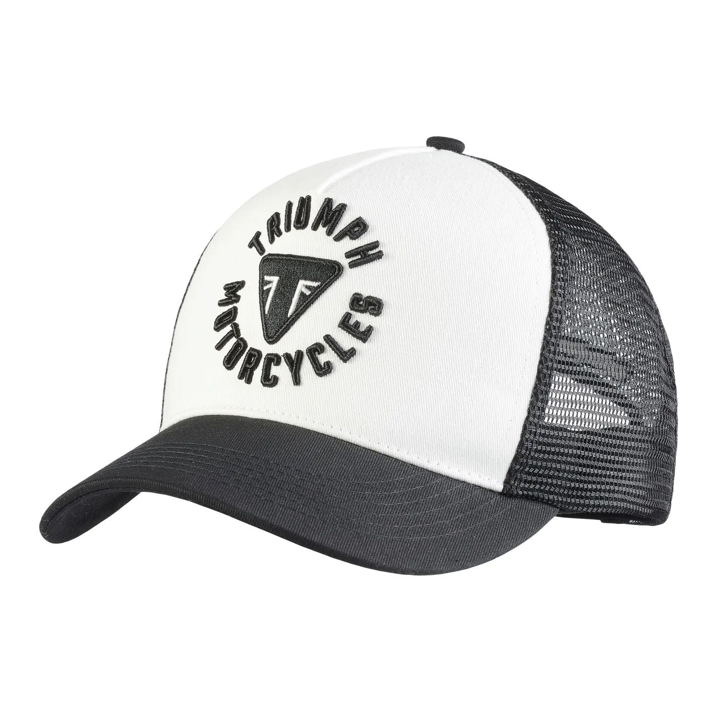 Triumph Taylor Embroidered Trucker Cap Bone / Black