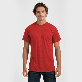 Tultex 241 - Unisex Poly-Rich Tee (Single Color   Two Side Screen Print)