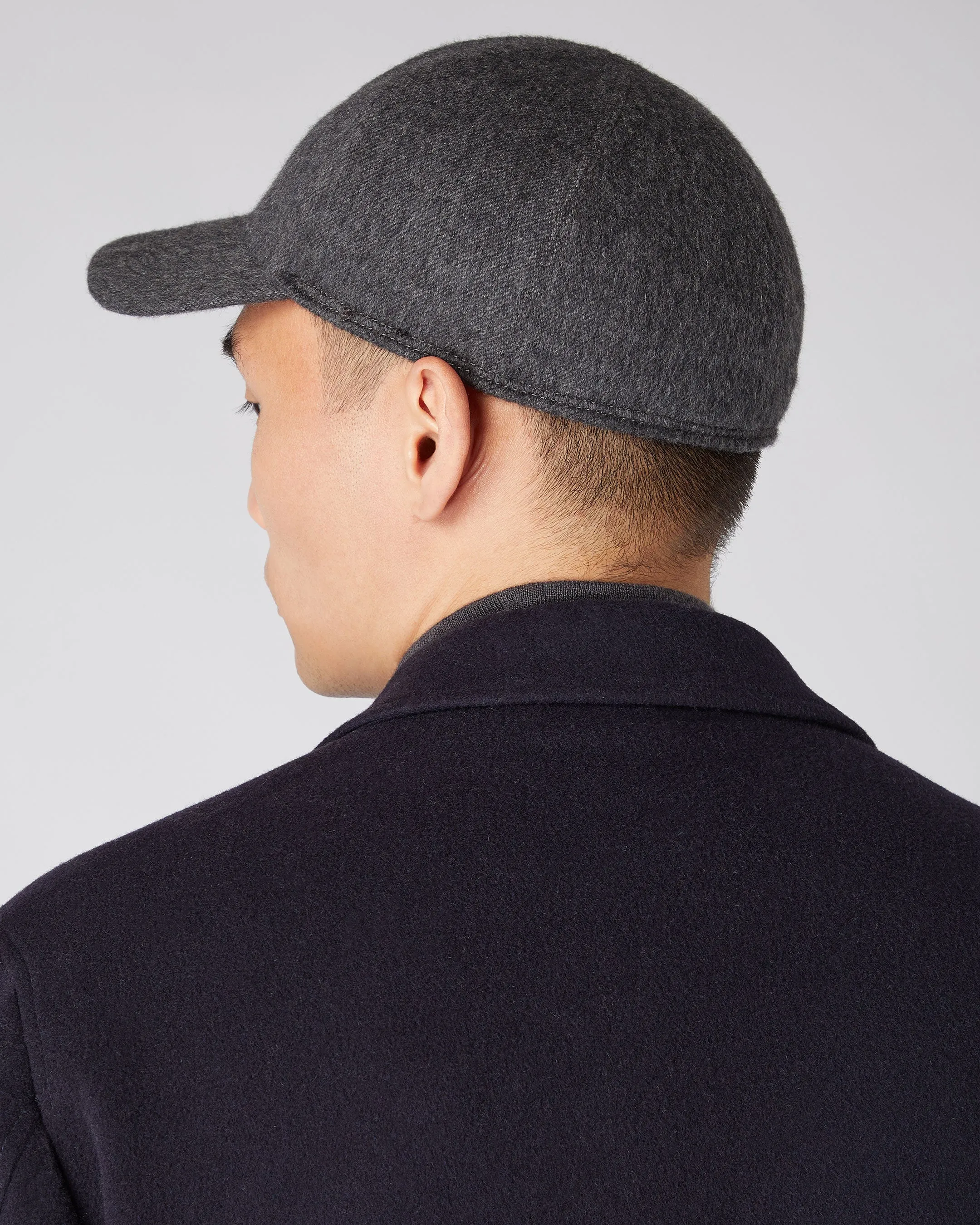 Unisex Cashmere Cap Dark Grey