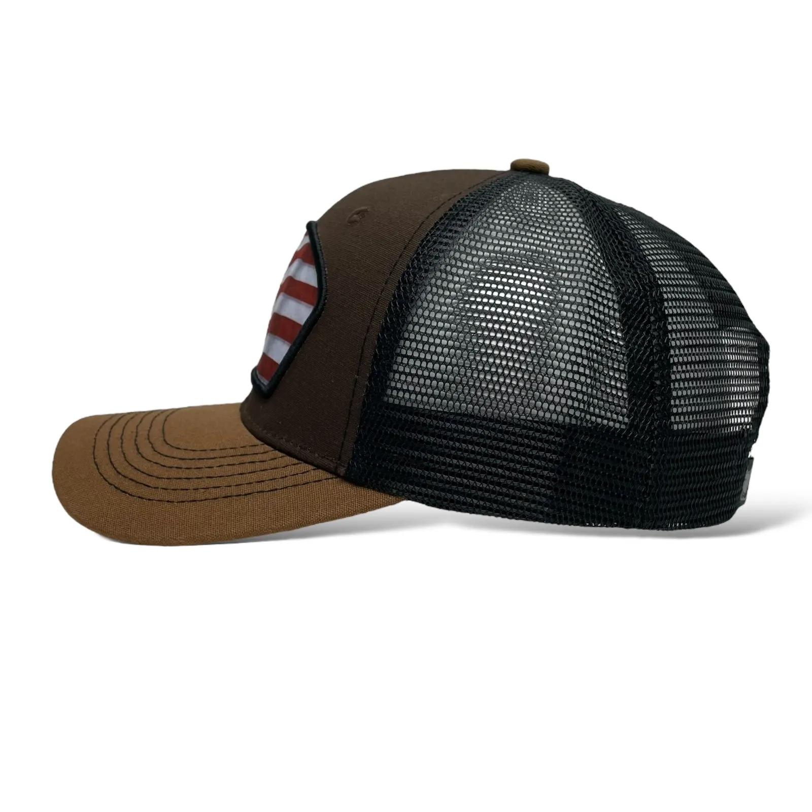 USA Flag Patch Snapback Baseball Cap
